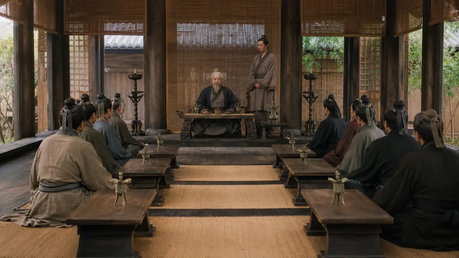 乡饮酒礼齿序座次示意图