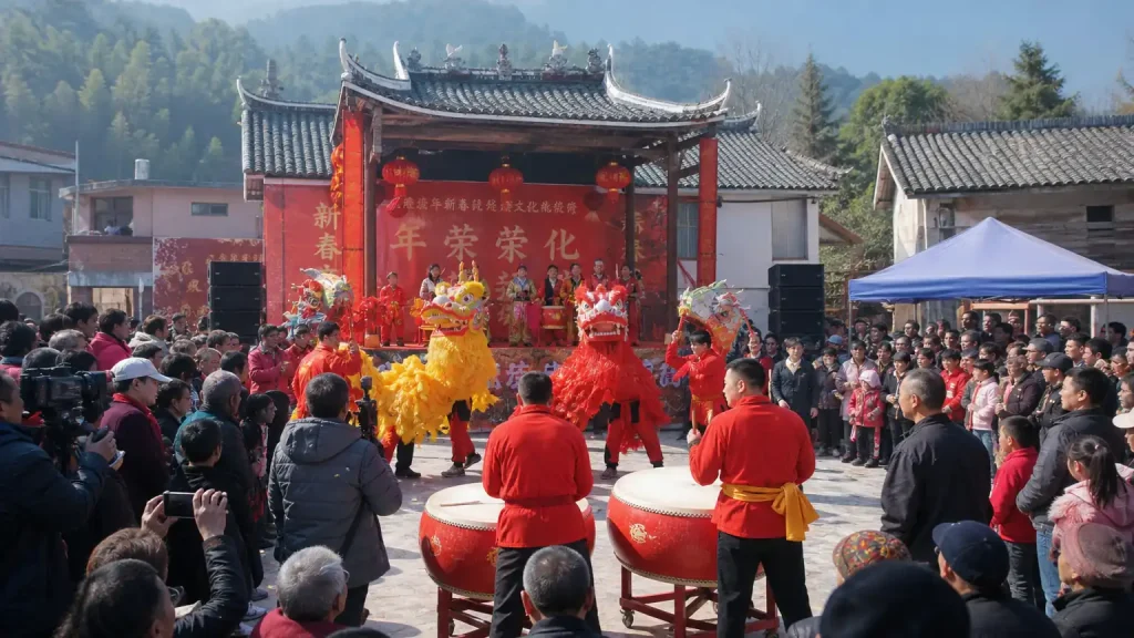 春节为什么少不了锣鼓与歌舞