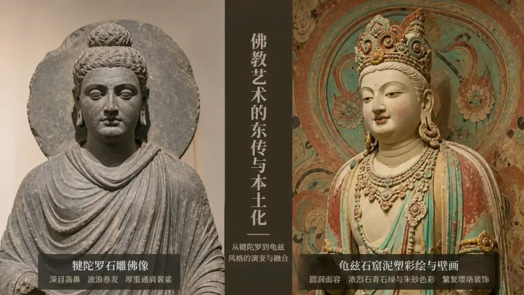 犍陀罗艺术与龟兹石窟的本土化改造