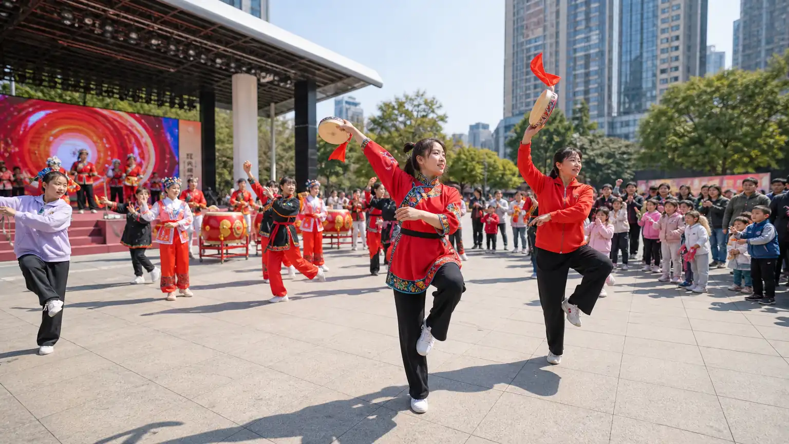 非遗歌舞当代传承场景