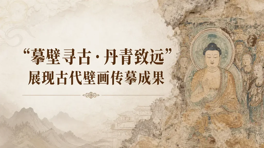 “摹壁寻古·丹青致远”展现古代壁画传摹成果