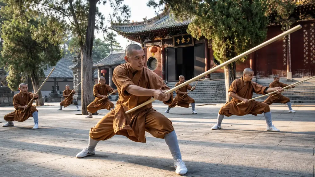 棍术从器械到佛教武术的转变