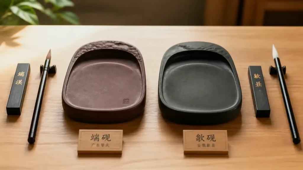 歙砚（三）：歙砚与端砚的发墨性能比较