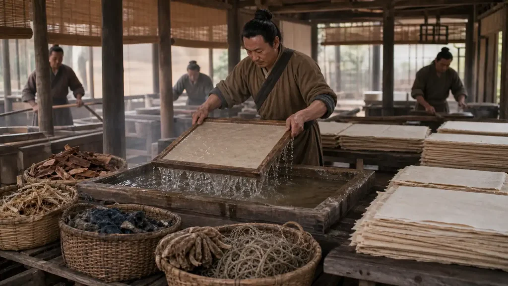 缣帛到纸张：一场书写材料的革命