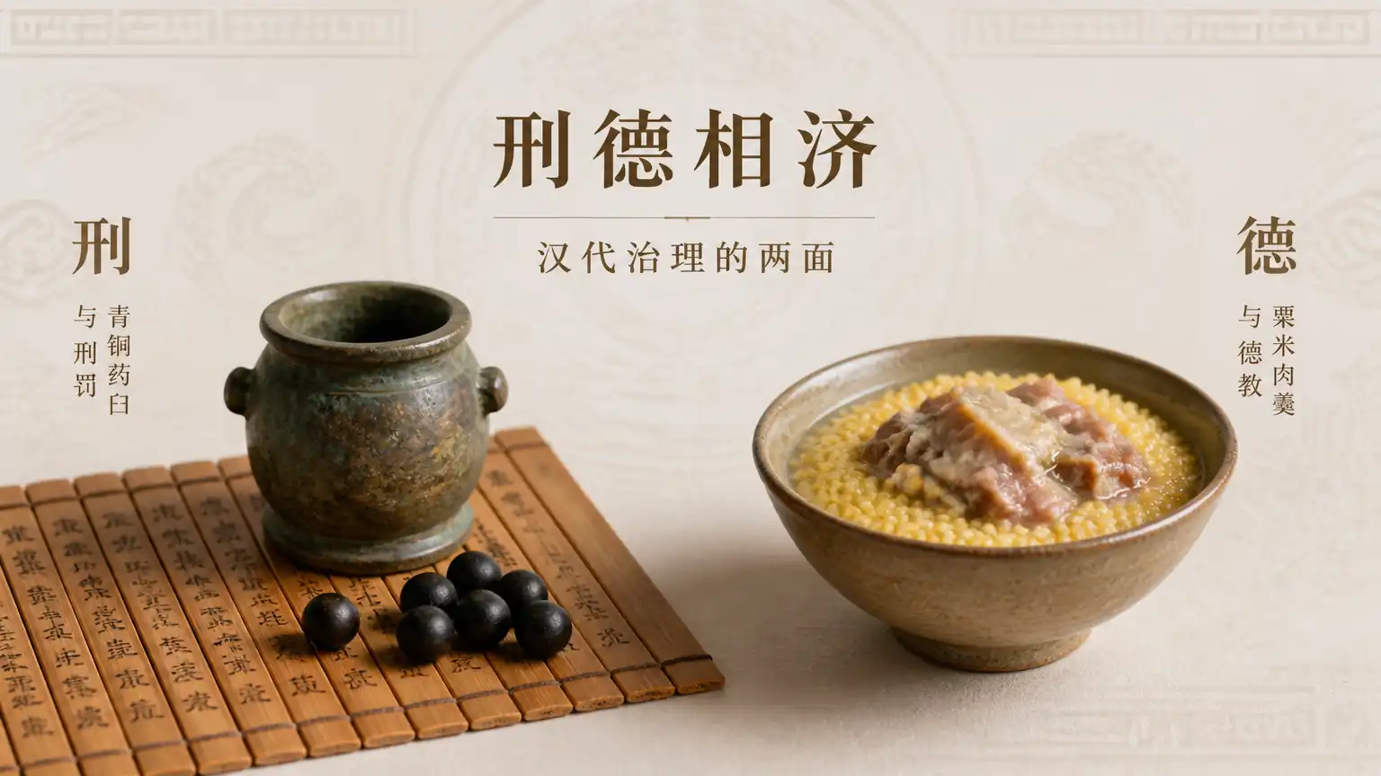 药石与粱肉辩证比喻配图
