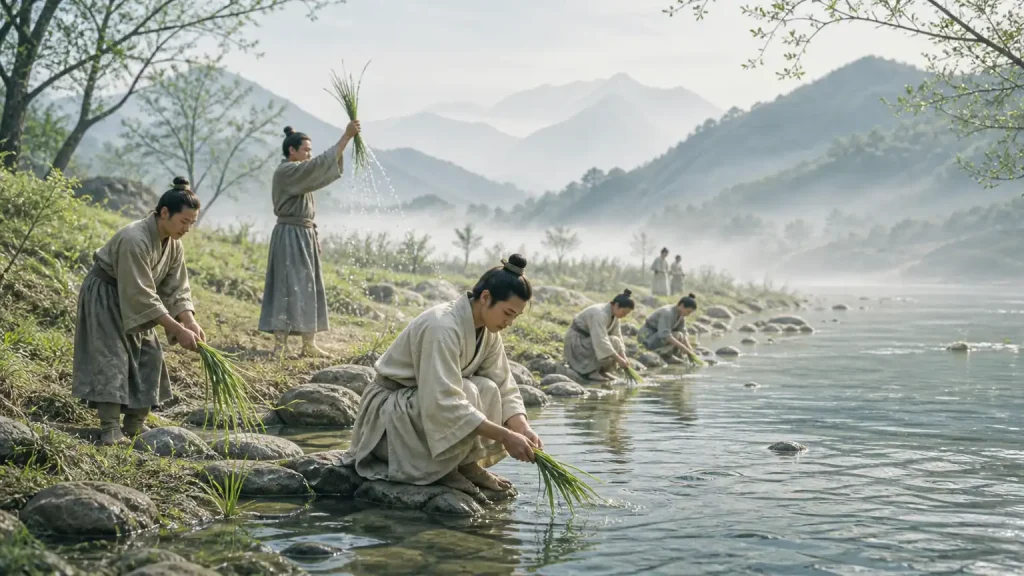 上巳节的水边祓禊