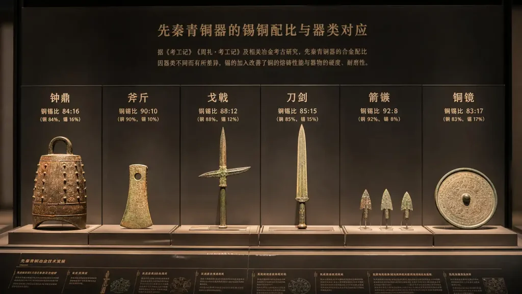 青铜兵器的合金配比与性能优化