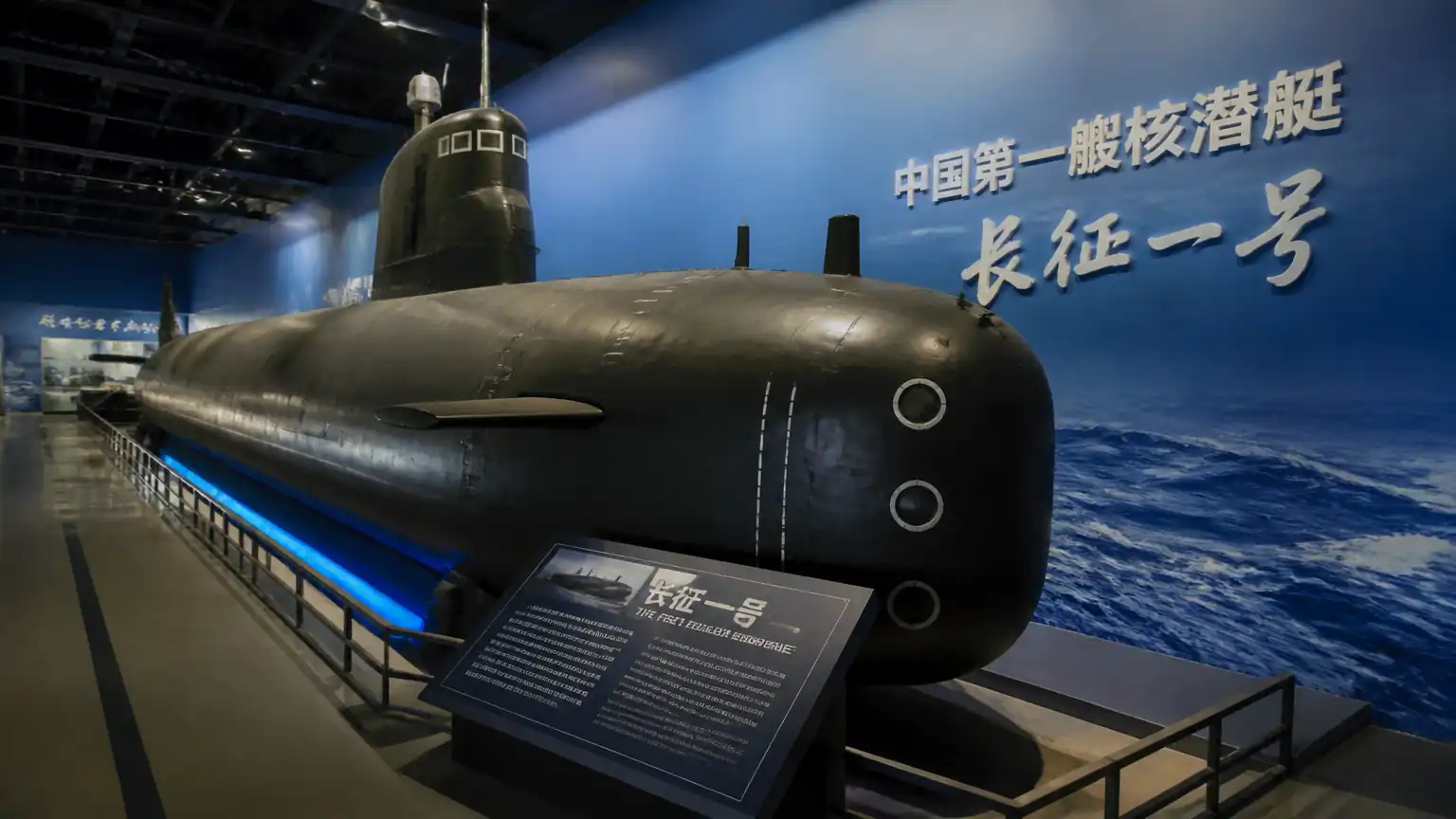 长征一号核潜艇展陈图
