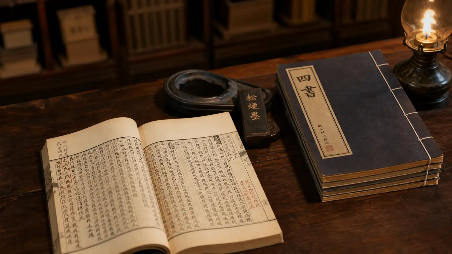 古代经典注疏书案图