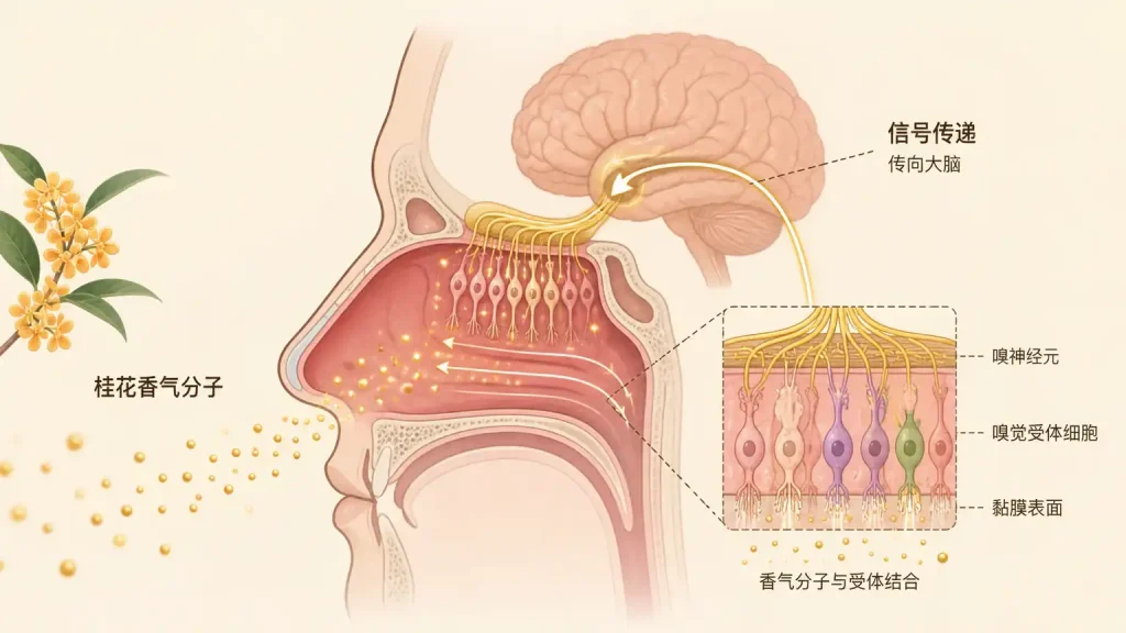 “越用力越闻不到”：桂花香里的嗅觉科学