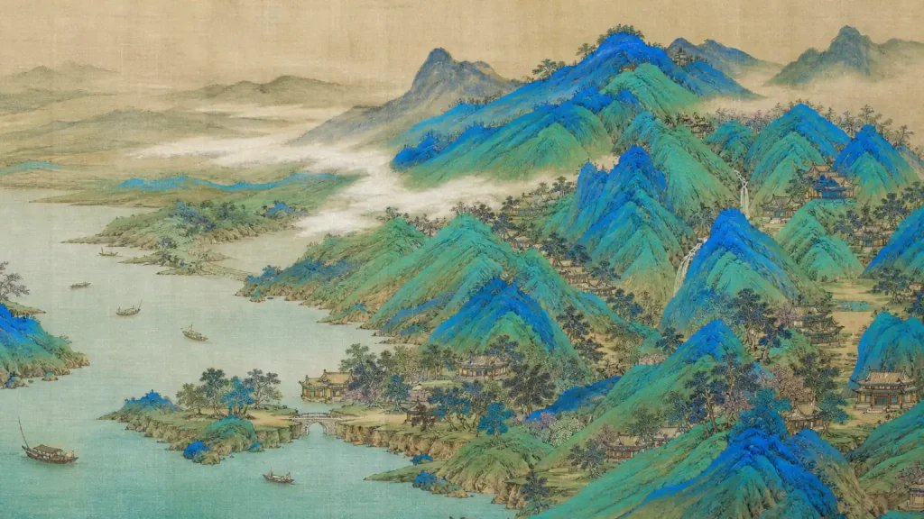“青绿”为何令人沉醉：《千里江山图》与十八岁少年的江山
