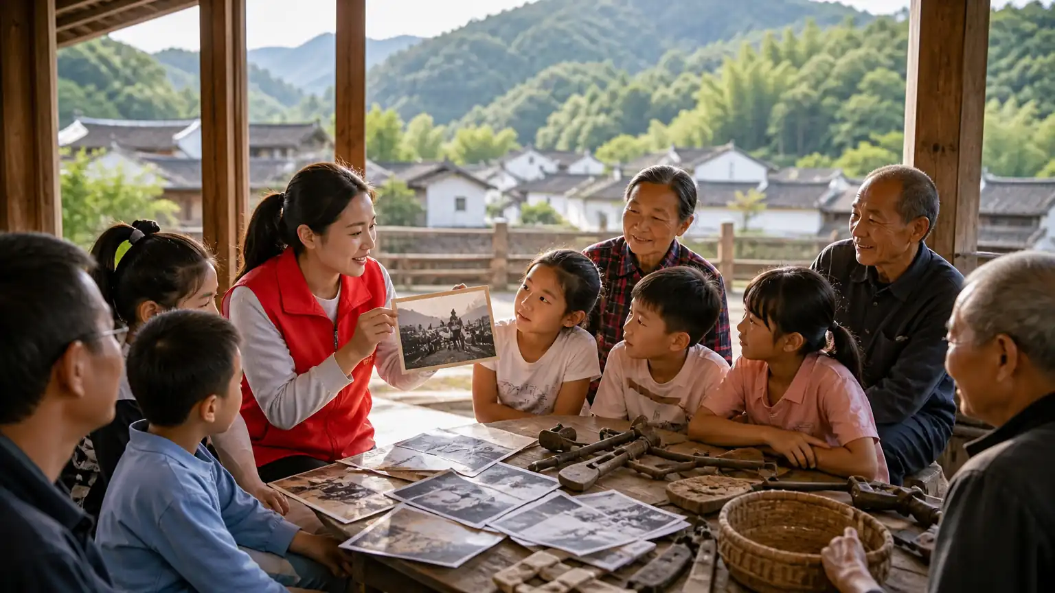 乡村文化服务场景图