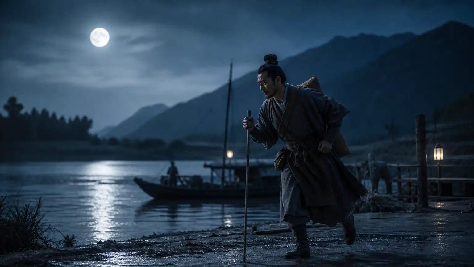 汉代夜行千里场景图