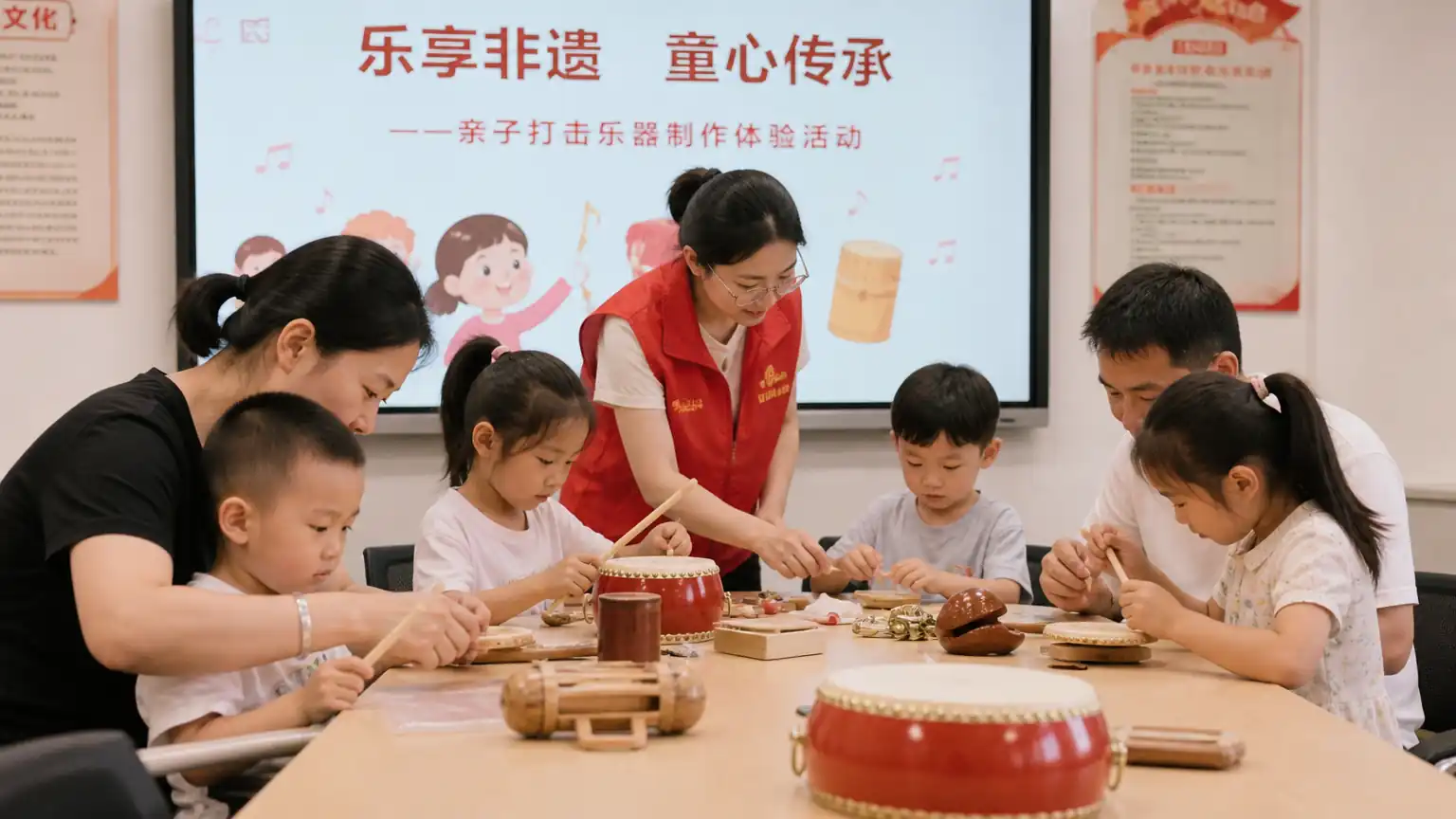 亲子传统音乐工作坊图