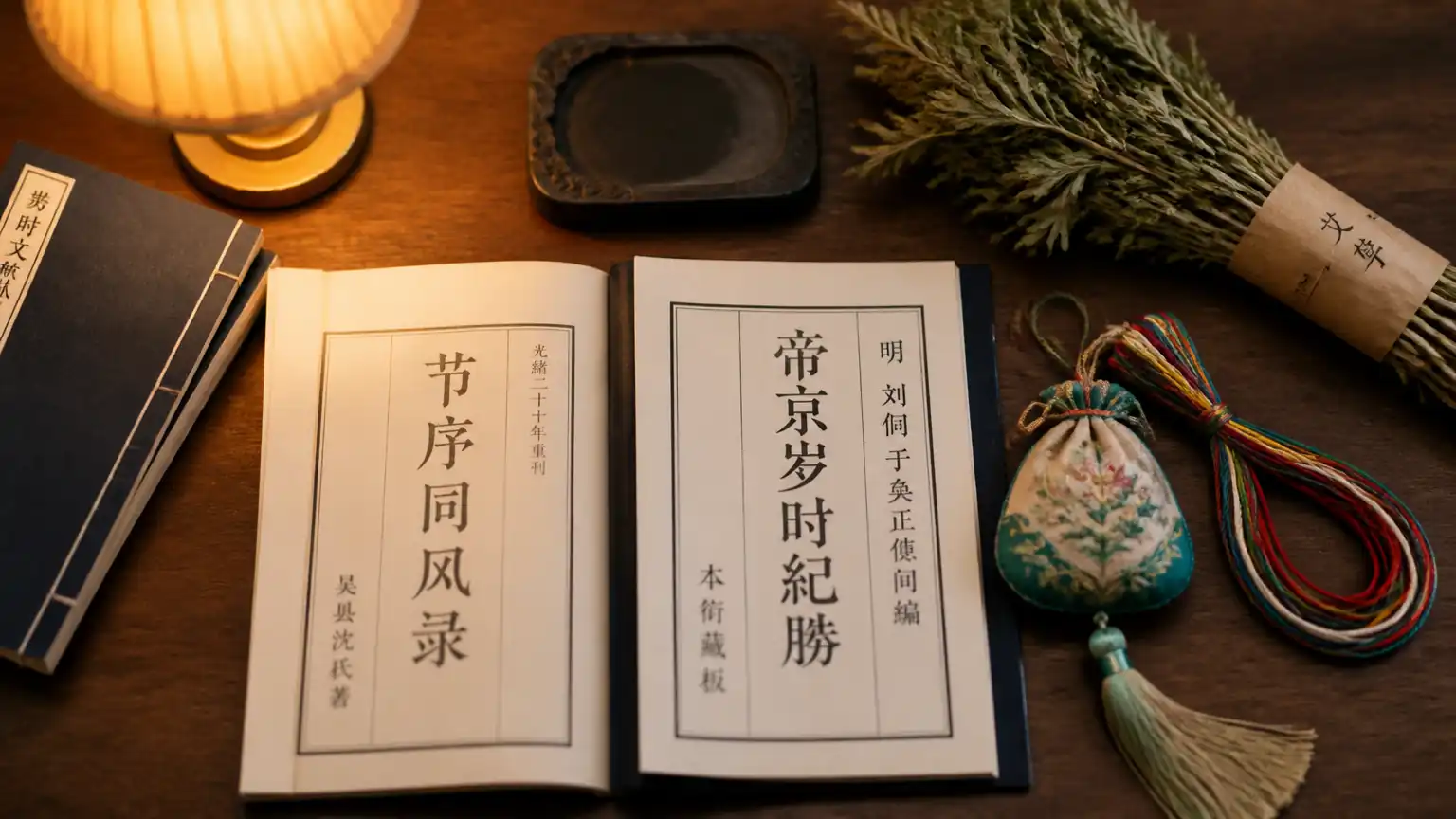 清代岁时文献与端午风物图
