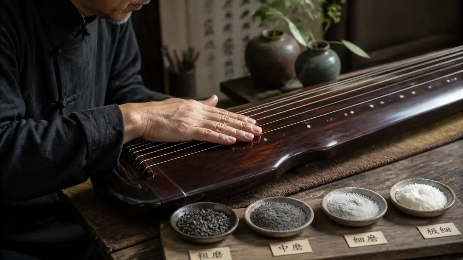 琴面推光工艺图